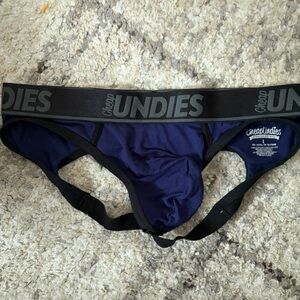 CheapUndies Men's Navy Jockstrap